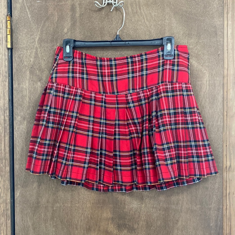 COPY - Pleated Skirt Plaid